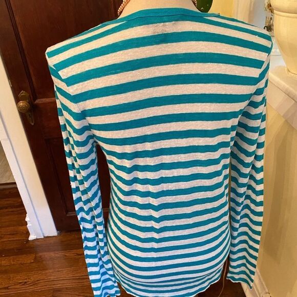 *Tommy Bahama* LS Linen Tee Sz Small EUC - Picture 6 of 8